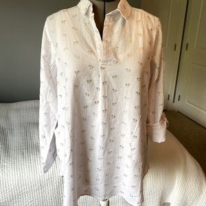 Sigrid Olsen Linen Tunic with Pockets